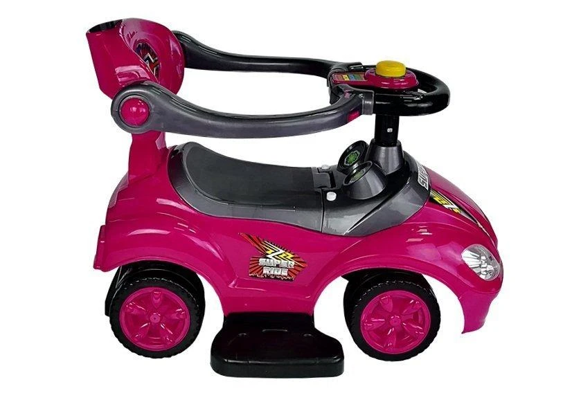 Lean Cars Paspiriama mašinėlė-stumdukas Mega Car 3in1