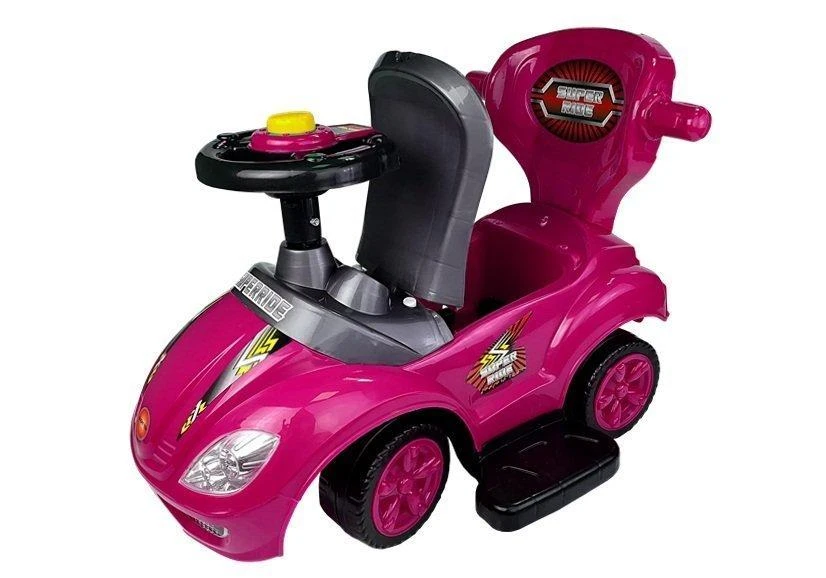 Lean Cars Paspiriama mašinėlė-stumdukas Mega Car 3in1