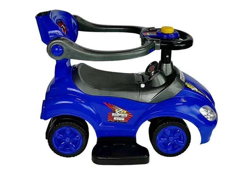 Lean Cars Vaikiškas paspirtukas Mega Car, 3 viename, 85 cm
