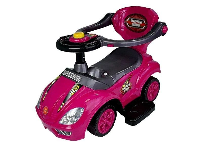 Lean Cars Paspiriama mašinėlė-stumdukas Mega Car 3in1