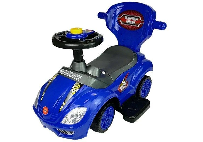 Lean Cars Vaikiškas paspirtukas Mega Car, 3 viename, 85 cm