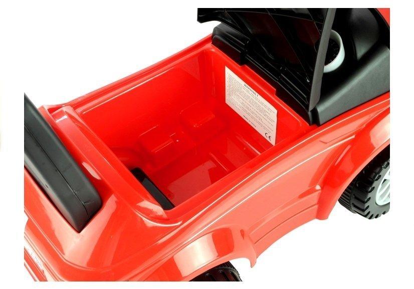 Lean Cars Važiuojamas žaislas mažyliams 613W + šviesos, raudonas