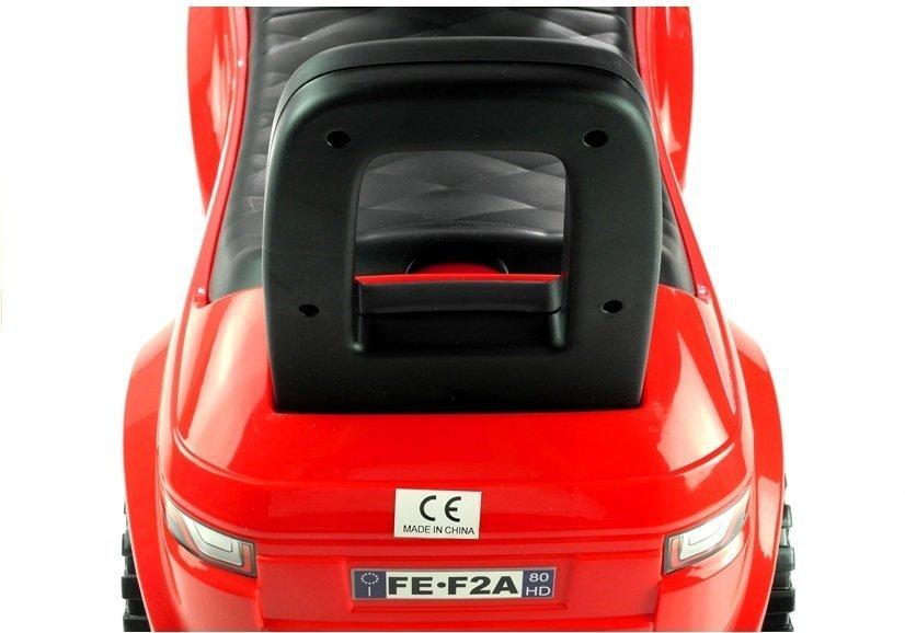 Lean Cars Važiuojamas žaislas mažyliams 613W + šviesos, raudonas