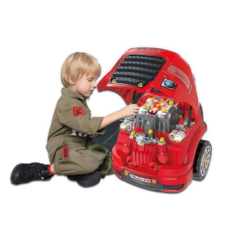 Zestaw Lean Sport Žaislas: Mechanikos rinkinys, sunkvežimis išmontavimui