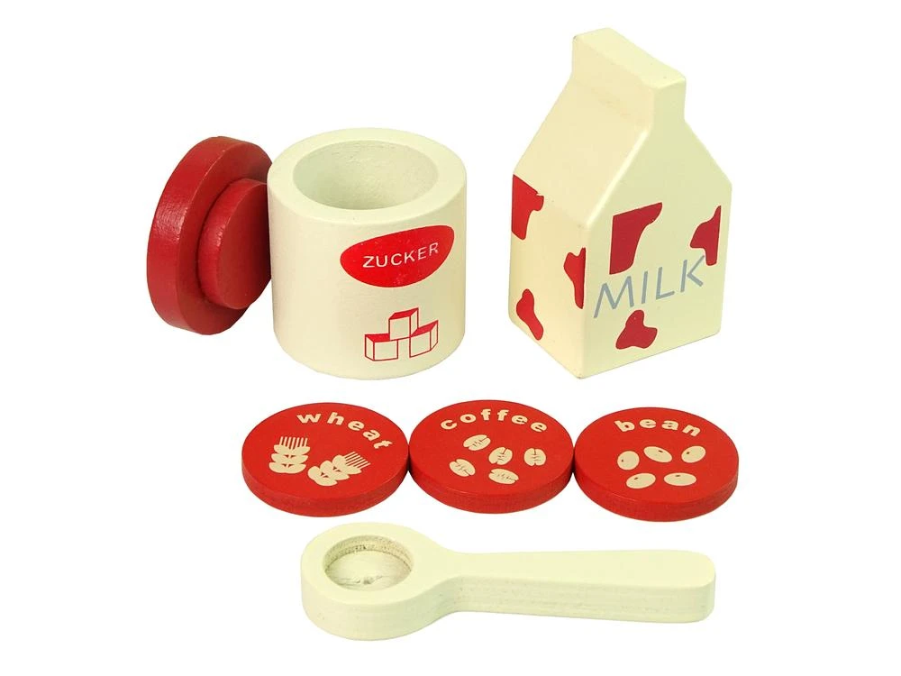 Mediniai kavos virimo aparatas mergaitėms Lean Toys