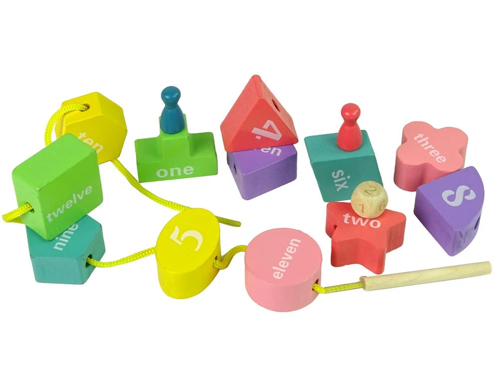 Lean Cars Lean Toys Edukacinis medinis mokomasis kubas