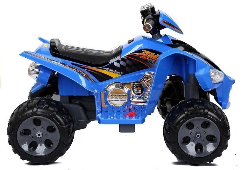 Lean Cars Mėlyna vidutinė Quad Mėlyna - elektrinė važiuojanti transporto priemonė