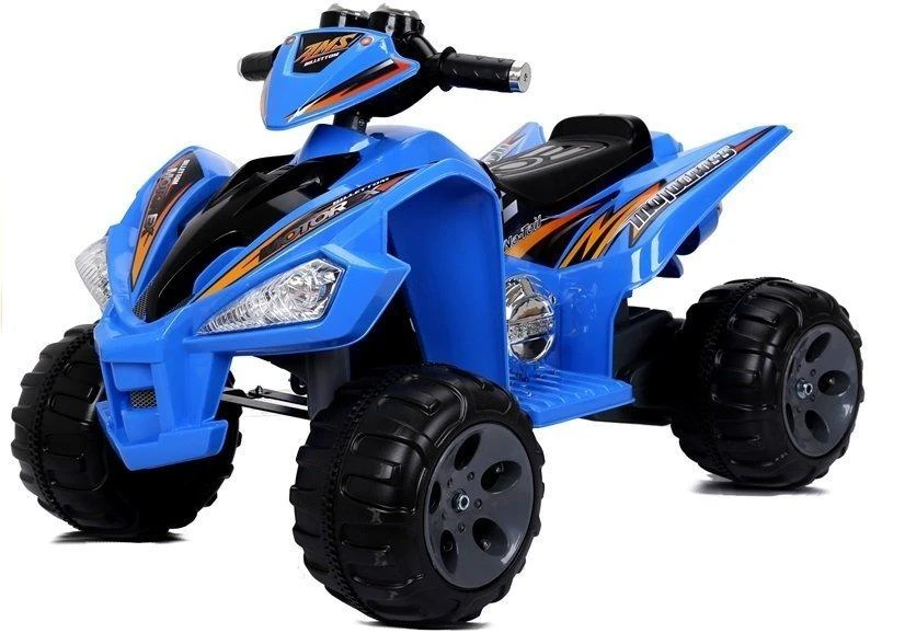 Lean Cars Mėlyna vidutinė Quad Mėlyna - elektrinė važiuojanti transporto priemonė