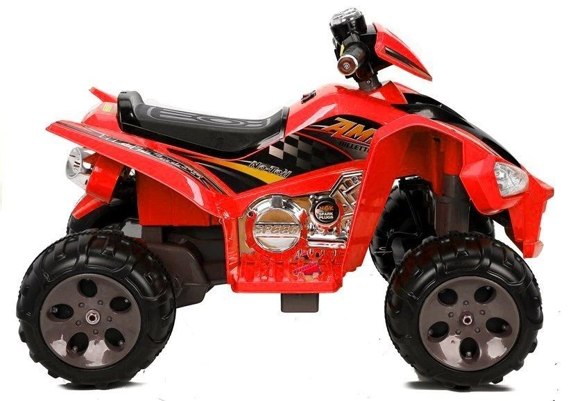 Lean Cars Vidutinio dydžio Quad Raudona - Elektrinė važiuojanti transporto priemonė