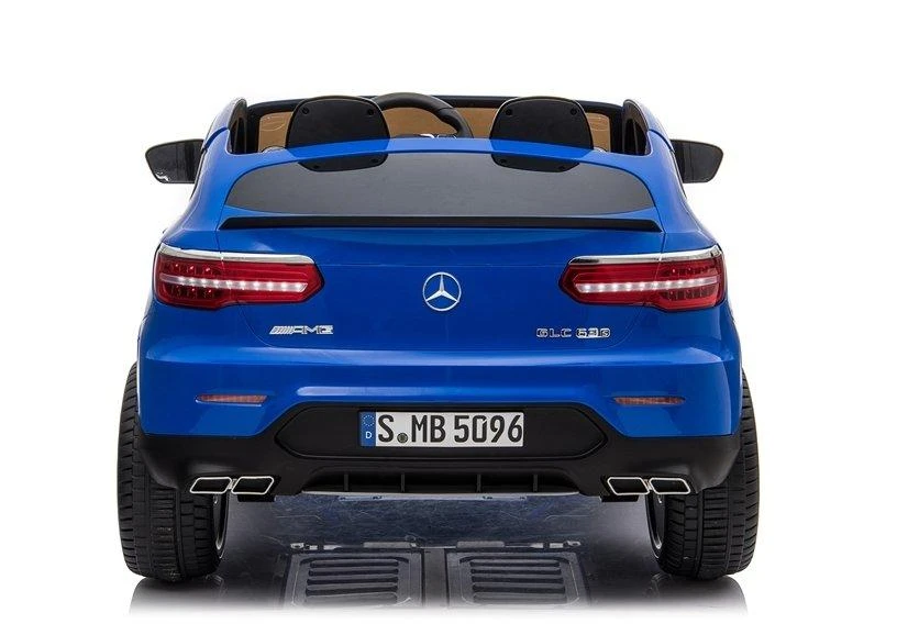 Lean Toys Akumuliatorinis automobilis vaikams „Mercedes GLC 63S“, mėlynos spalvos