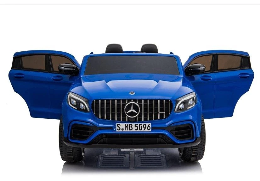 Lean Toys Akumuliatorinis automobilis vaikams „Mercedes GLC 63S“, mėlynos spalvos