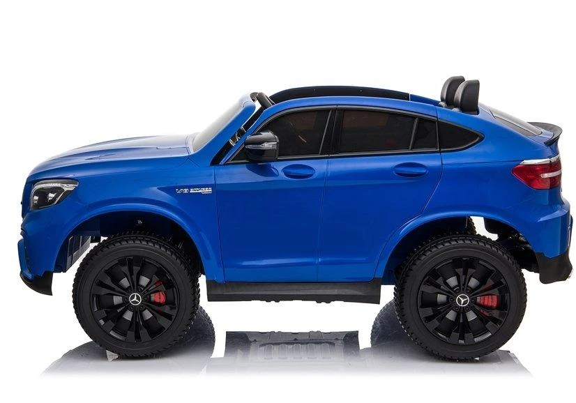 Lean Toys Akumuliatorinis automobilis vaikams „Mercedes GLC 63S“, mėlynos spalvos
