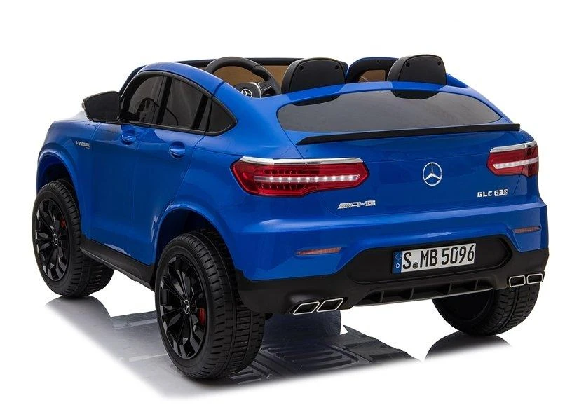 Lean Toys Akumuliatorinis automobilis vaikams „Mercedes GLC 63S“, mėlynos spalvos