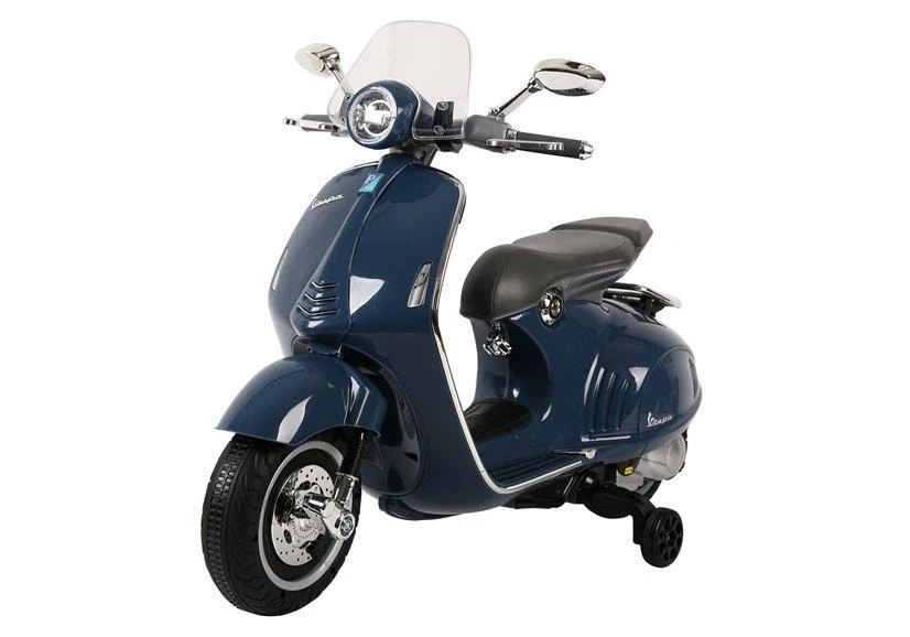 Lean Cars Elektrinis motoroleris vaikams Vespa GTS 300, mėlynas