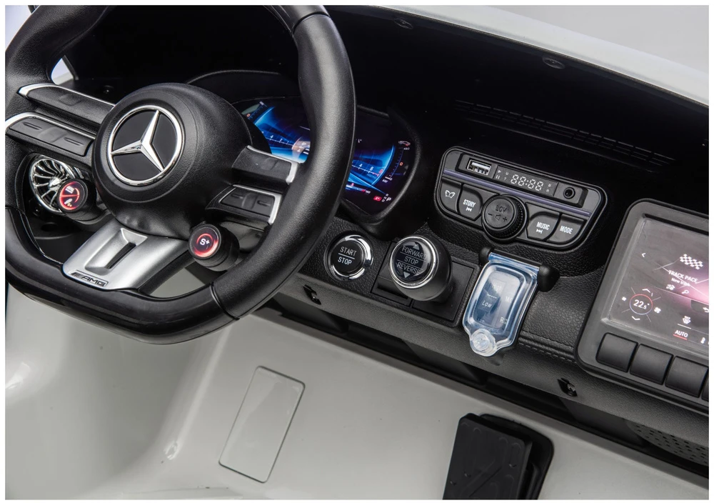 Lean Cars Vaikiškas elektromobilis Mercedes AMG DK-GT63, baltas