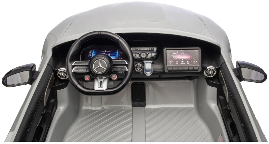 Lean Cars Vaikiškas elektromobilis Mercedes AMG DK-GT63, šviesiai pilkas