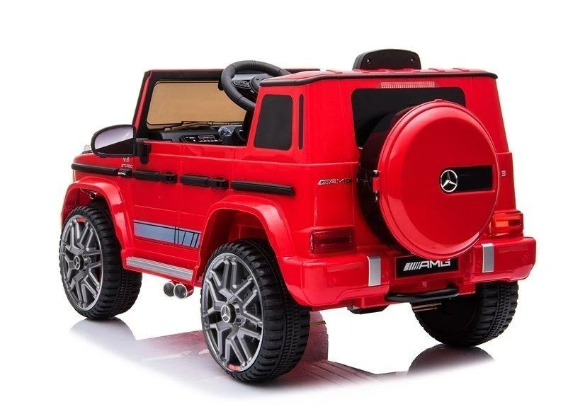 Lean Cars Elektrinis visureigis Mercedes G63, raudonas