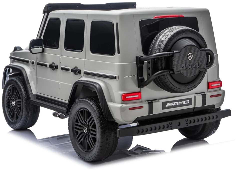 Lean Cars Vaikiškas elektromobilis Mercedes G63 XXL, šviesiai pilkas