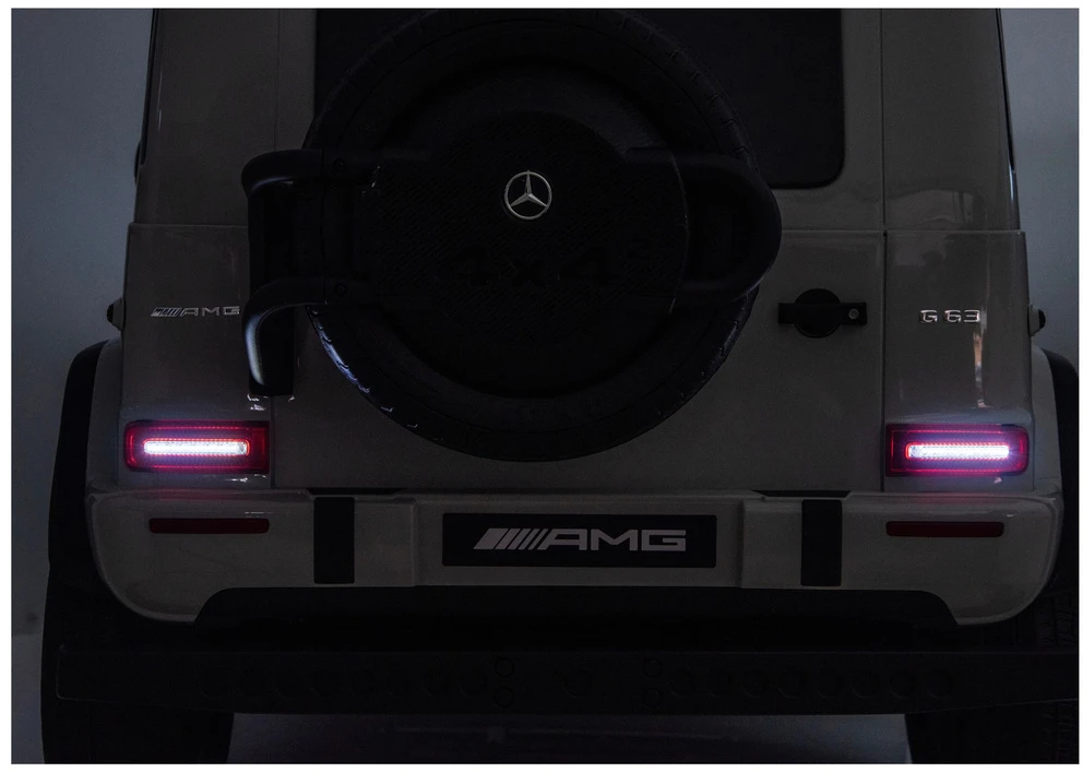 Lean Cars Vaikiškas elektromobilis Mercedes G63 XXL, šviesiai pilkas
