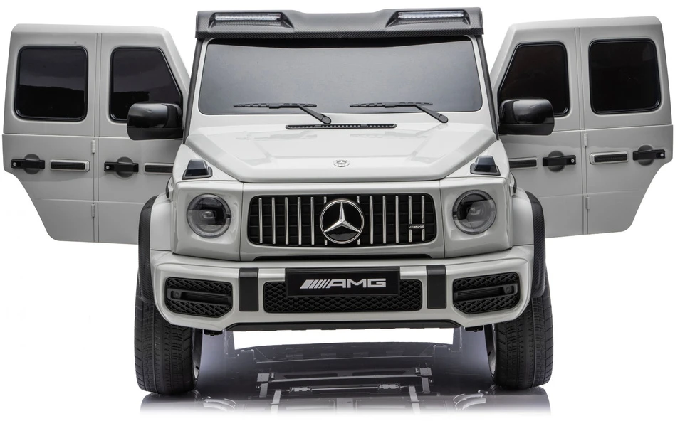 Lean Cars Vaikiškas elektromobilis Mercedes G63 XXL, šviesiai pilkas