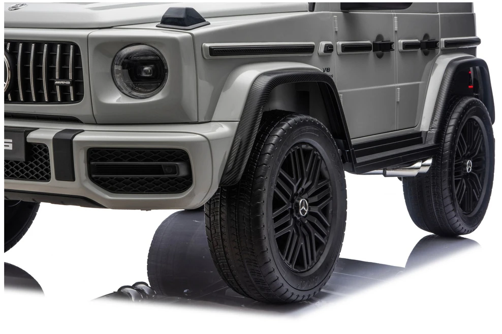 Lean Cars Vaikiškas elektromobilis Mercedes G63 XXL, šviesiai pilkas