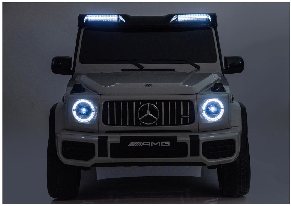 Lean Cars Vaikiškas elektromobilis Mercedes G63 XXL, šviesiai pilkas