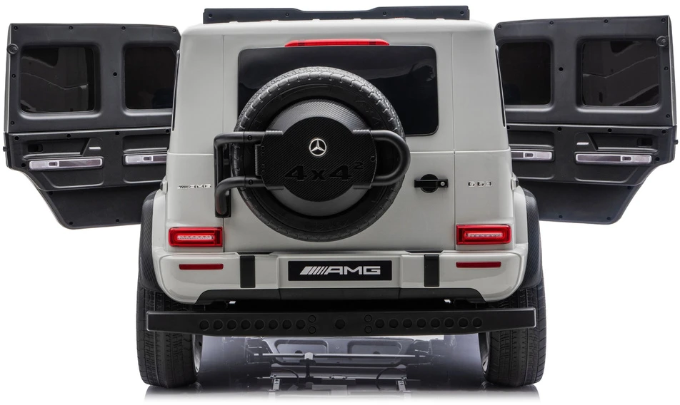 Lean Cars Vaikiškas elektromobilis Mercedes G63 XXL, šviesiai pilkas