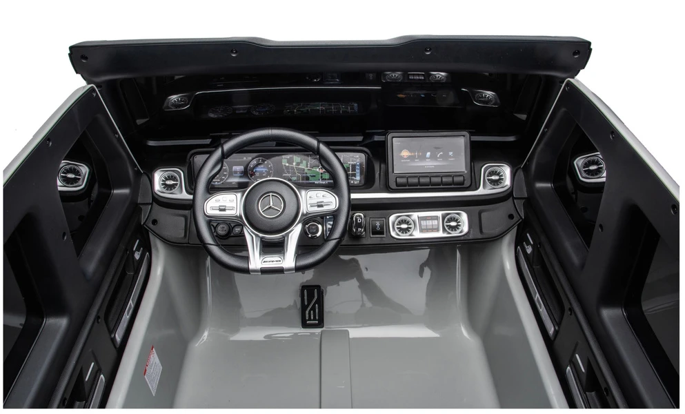Lean Cars Vaikiškas elektromobilis Mercedes G63 XXL, šviesiai pilkas