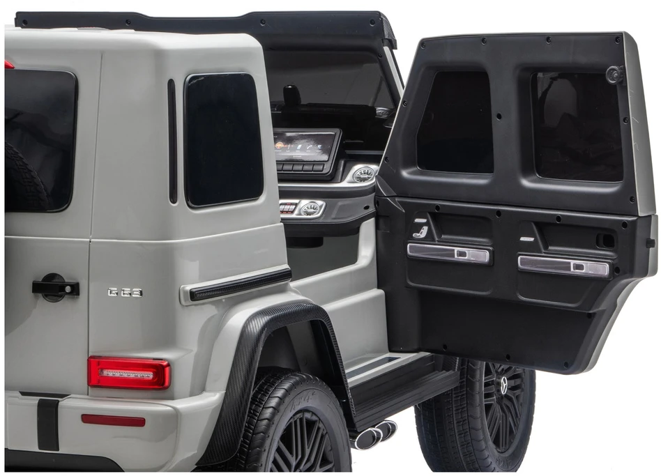Lean Cars Vaikiškas elektromobilis Mercedes G63 XXL, šviesiai pilkas