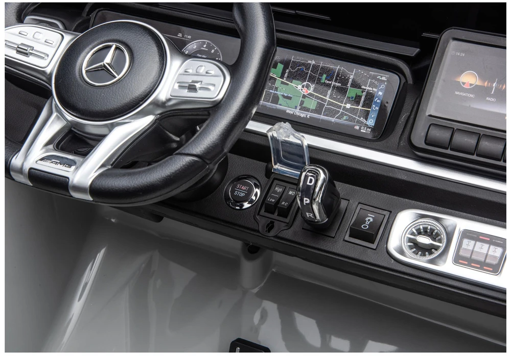 Lean Cars Vaikiškas elektromobilis Mercedes G63 XXL, šviesiai pilkas