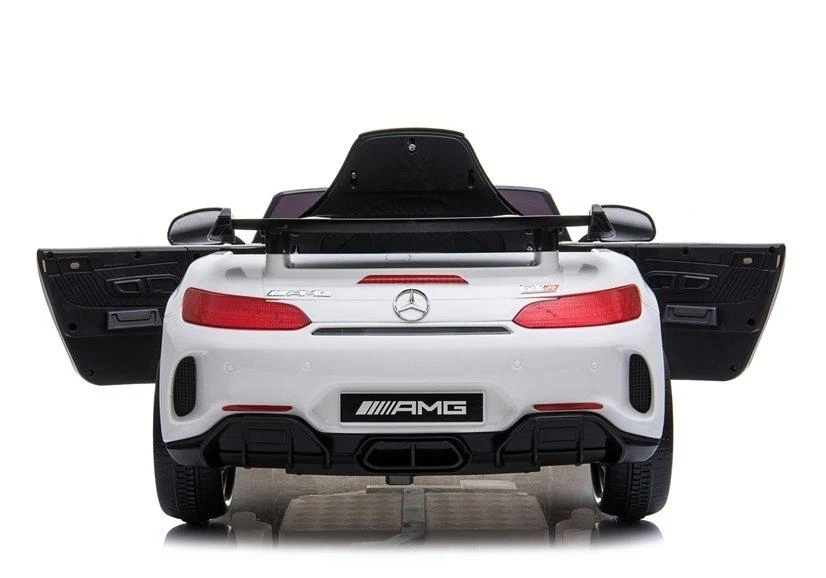 Lean Cars Vienvietis elektromobilis Mercedes GTR, baltas