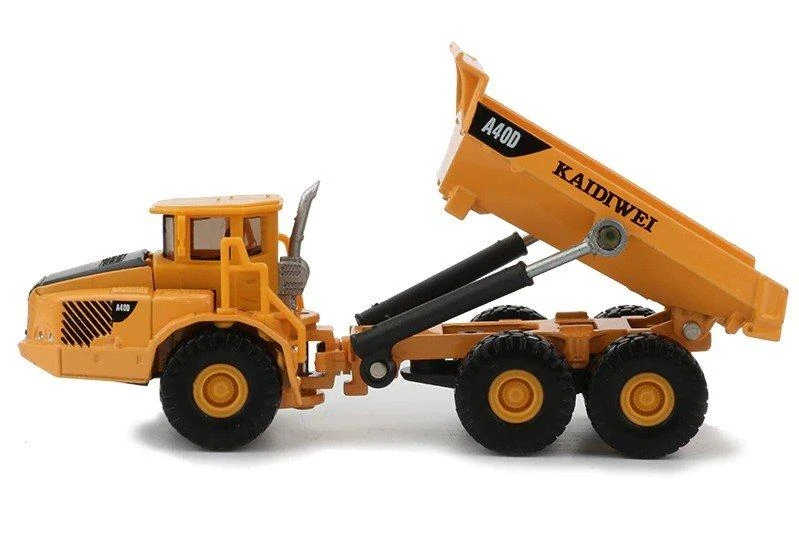 Lean Toys Žaislinis metalinis savivartis LeanToys, geltonas
