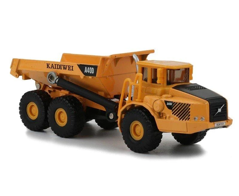 Lean Toys Žaislinis metalinis savivartis LeanToys, geltonas