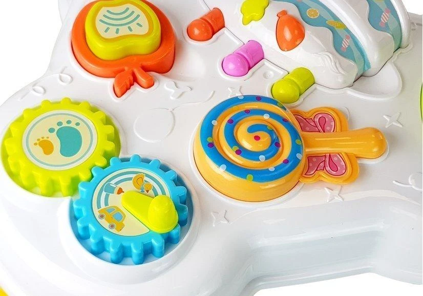 Lean Toys Veiklos stalas su garsais kūdikiams