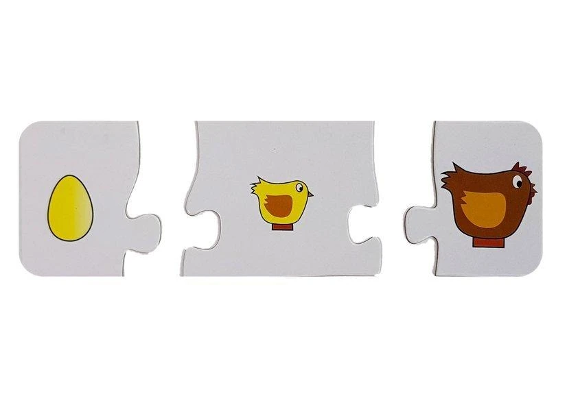Lean Toys Edukacinė dėlionė "Seka", 10 derinių