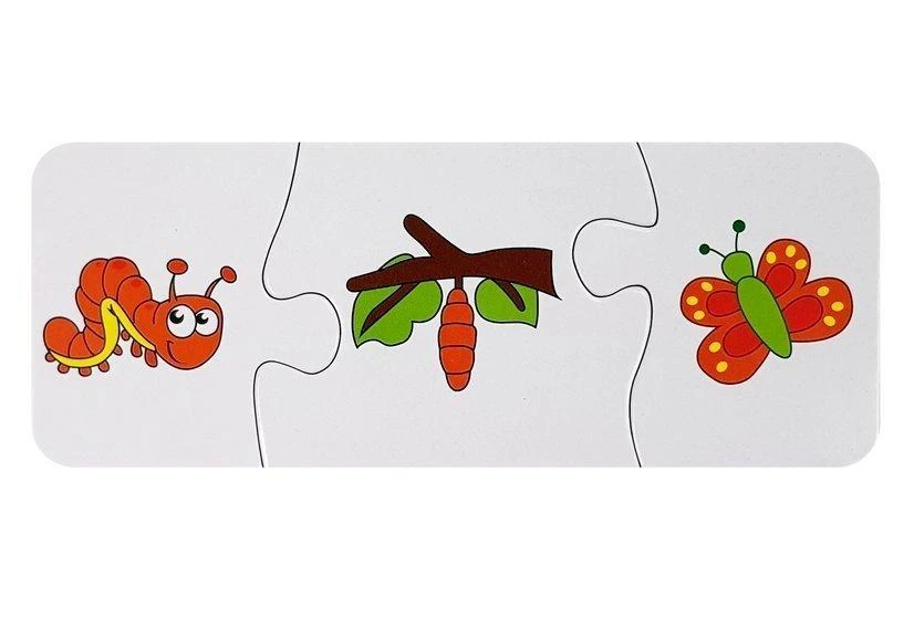 Lean Toys Edukacinė dėlionė "Seka", 10 derinių