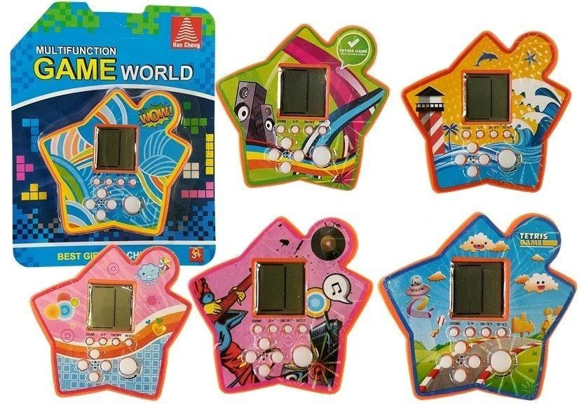 Lean Toys Tetris - elektroninis kišeninis žaidimas