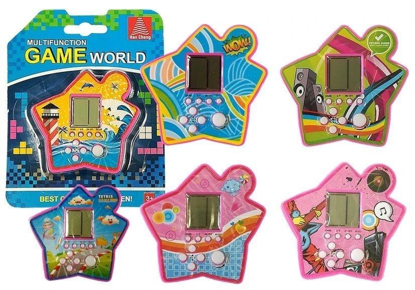 Lean Toys Tetris elektroninis kišeninis žaidimas