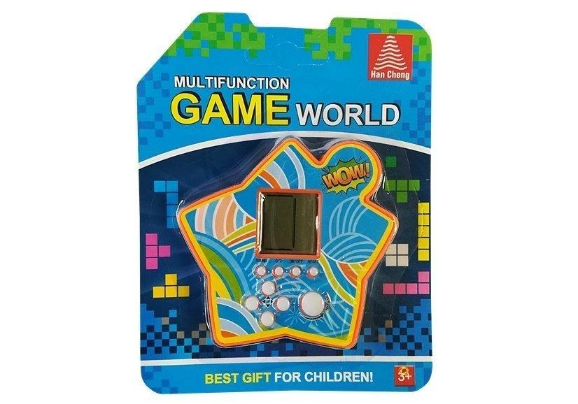 Lean Toys Tetris - elektroninis kišeninis žaidimas