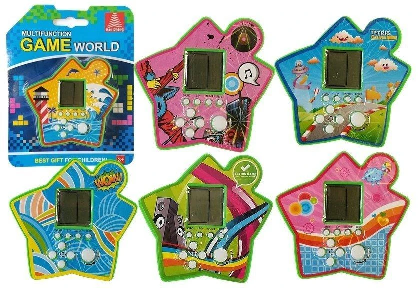 Lean Toys Tetris elektroninis kišeninis žaidimas