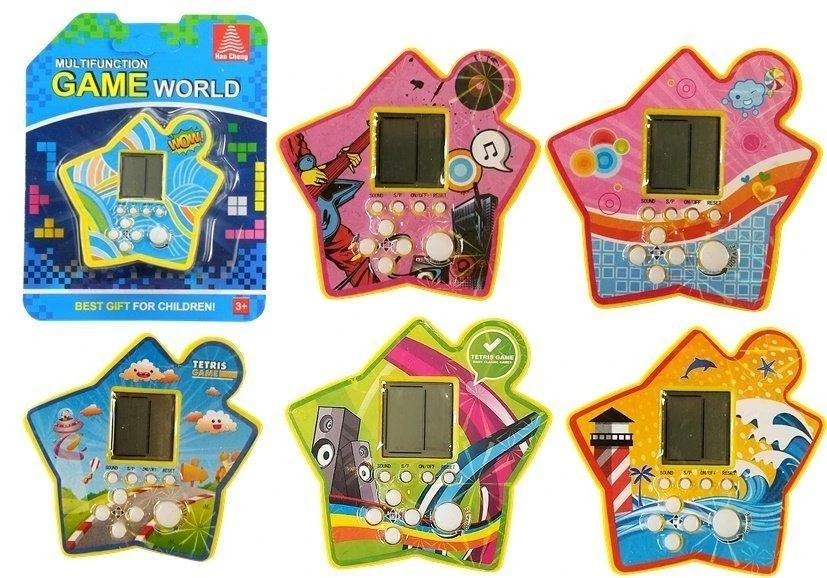 Lean Toys Tetris elektroninis kišeninis žaidimas