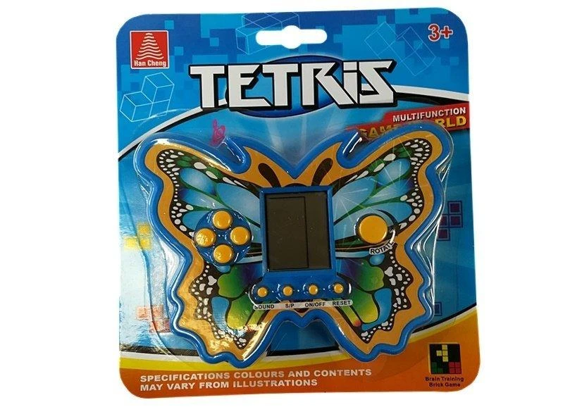 Lean Toys Elektroninis žaidimas Tetris, mėlynas