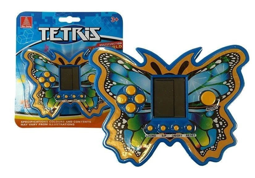 Lean Toys Elektroninis žaidimas Tetris, mėlynas
