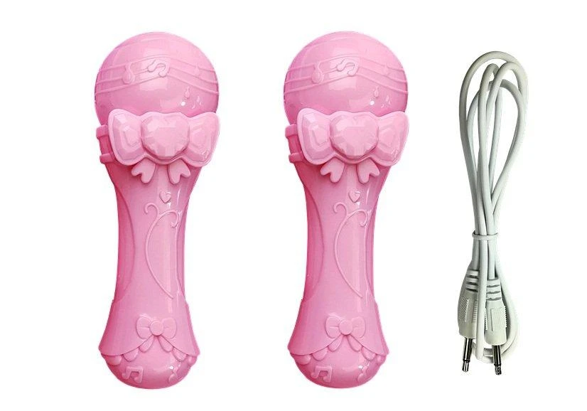 Žaislinis mikrofonas Lean Toys, rožinis