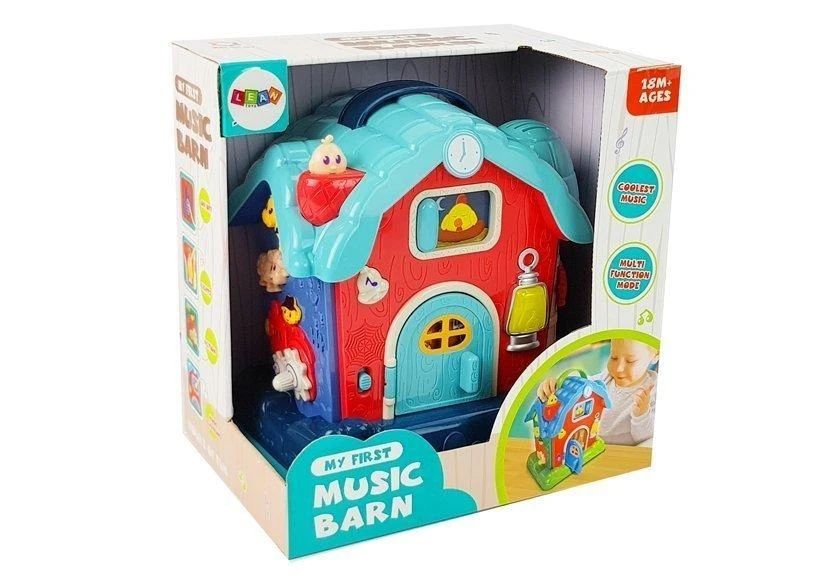 Lean Toys Muzikinis žaislas su šviesos efektais vaikams nuo 18 mėn.