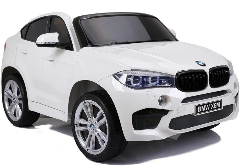 Lean Cars Vaikiškas elektromobilis BMW X6M – baltas