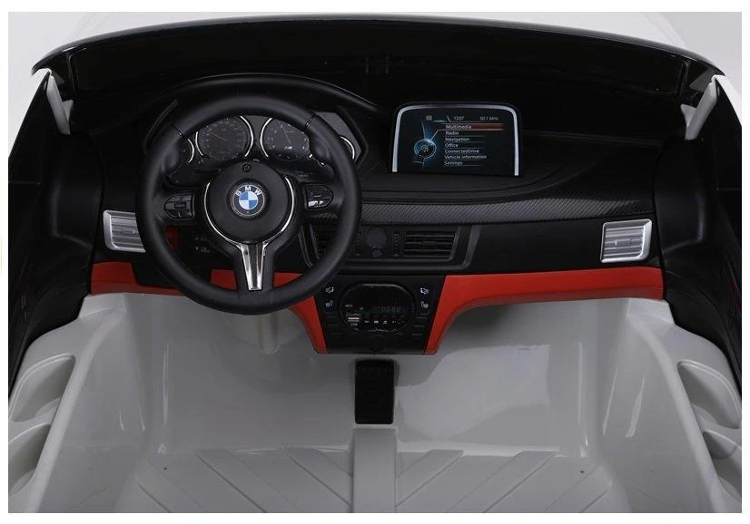 Lean Cars Vaikiškas elektromobilis BMW X6M – baltas