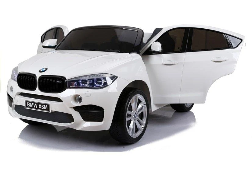 Lean Cars Vaikiškas elektromobilis BMW X6M – baltas