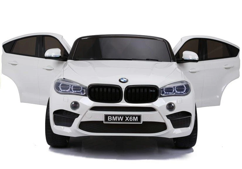 Lean Cars Vaikiškas elektromobilis BMW X6M – baltas
