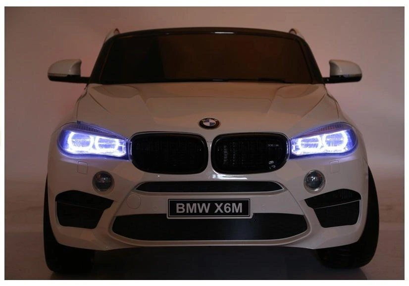 Lean Cars Vaikiškas elektromobilis BMW X6M – baltas